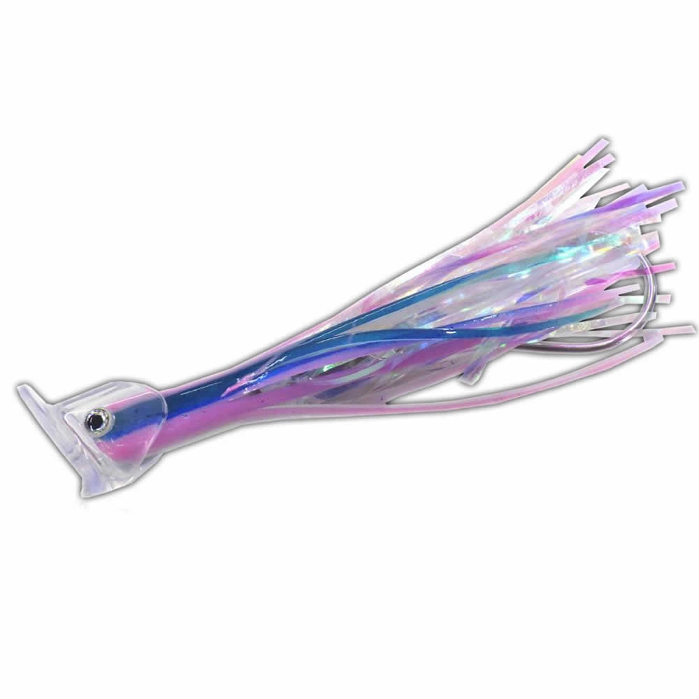 Artificiale in silicone uv killer con amo mustad mm 100 blue