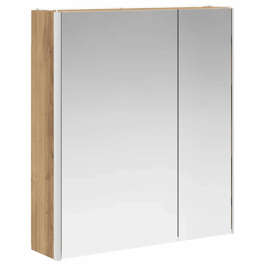 Mobiletto per specchio da bagno Rovere Artigianale