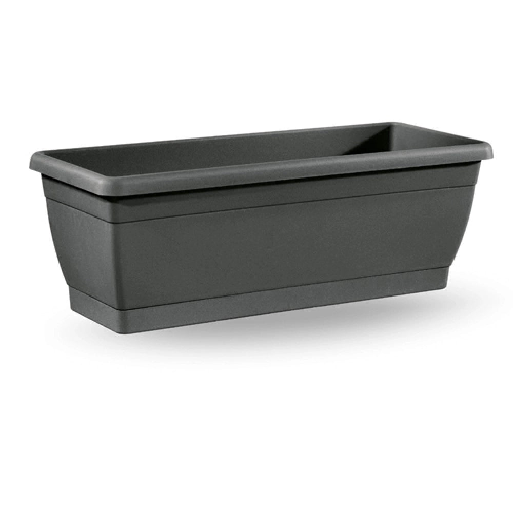 VASO fioriera CASSETTA da BALCONE Roxanne con sottovaso 50cm Veca VARI COLORI Color: ANTRACITE
