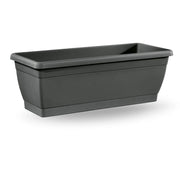 VASO fioriera CASSETTA da BALCONE Roxanne con sottovaso 50cm Veca VARI COLORI Color: ANTRACITE