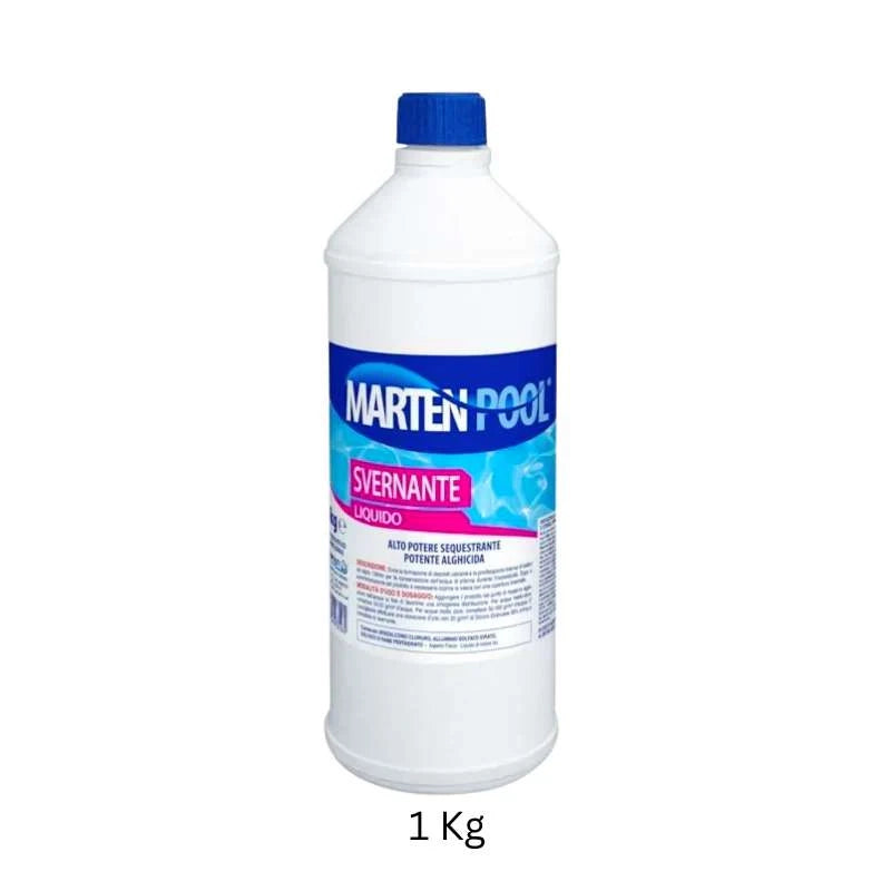 SVERNANTE X PISCINA MARTEN - LIQUIDO KG 1- 12 pezzi
