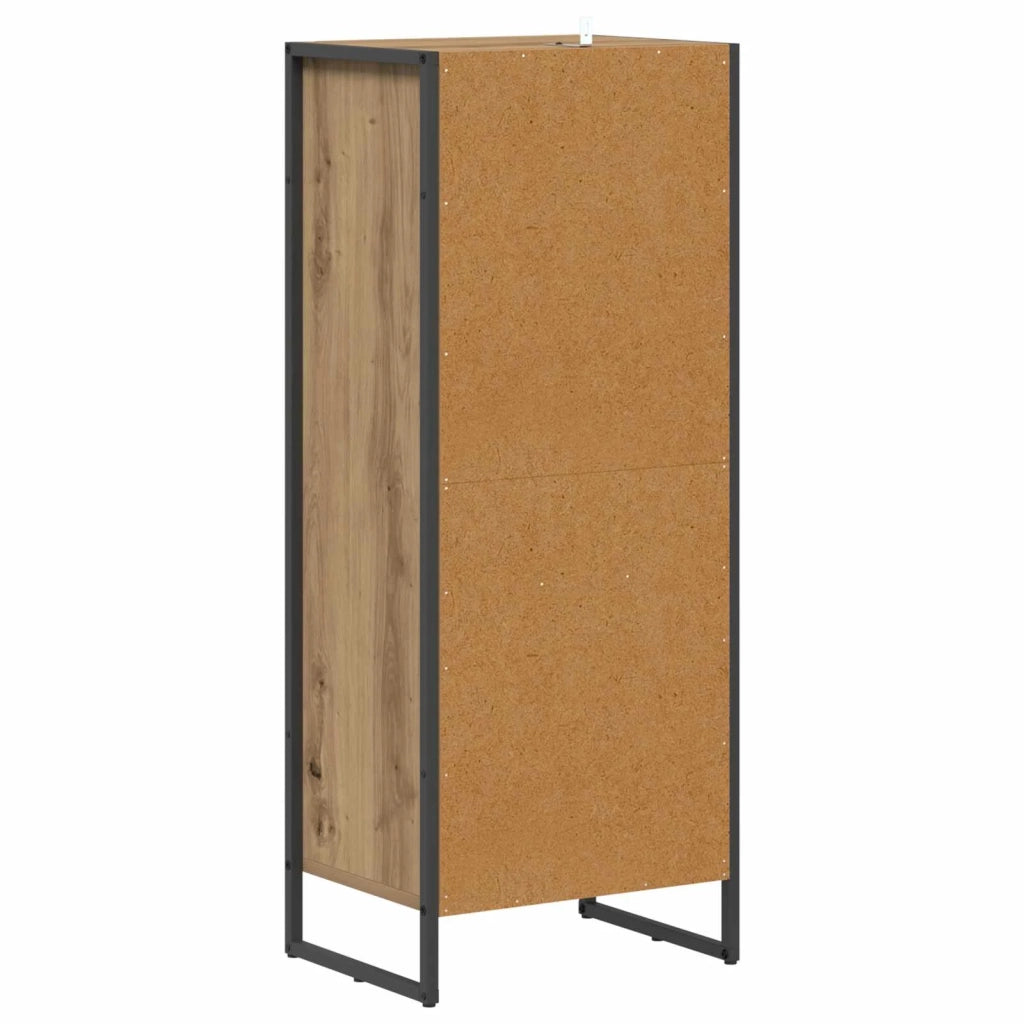 Mobile da Bagno | Armadio da bagno con porta Rovere Artigianale 40 x 30 x 100 cm