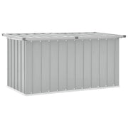 Baule da Giardino-Cassa da giardino Grigio 129x67x65 cm