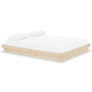 Letto matrimoniale | Letto per adulti | Giroletto senza Materasso in Legno Massello 160x200 cm