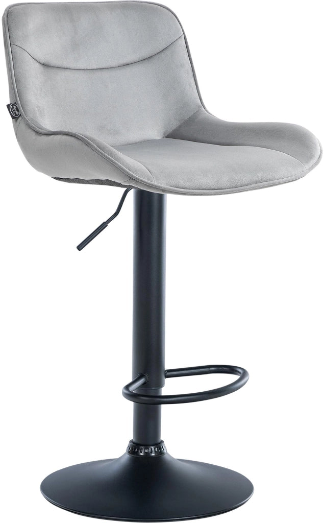 Barhocker Vonore Samt schwarz