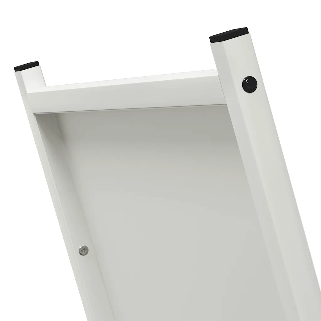 Rastrelliera per Legna da Ardere Bianca 69,5x35x81 cm CFW3054235