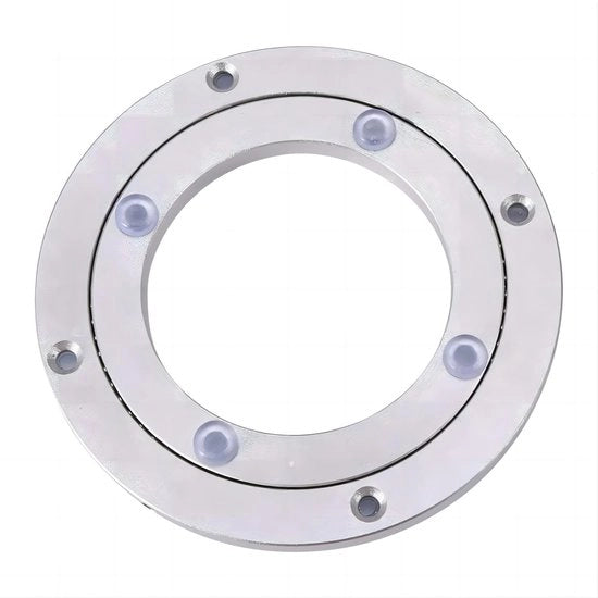 Sistema di sostegno per lavorazione con leva di regolazione - piatto di lavoro rotativo - ruota di trasmissione manuale - piedini antiscivolo in gomma - resistente alla corrosione - superficie liscia