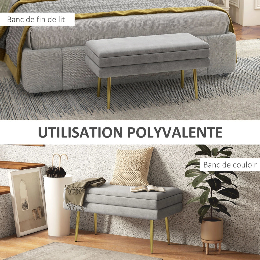 Sedia da pranzo imbottita con schienale ¨C zephmum ¨C grigio dorato, struttura in metallo, 79.5x37.5x43 cm