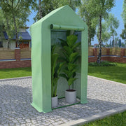 Serra con Struttura in Acciaio 0,5 m² 1x0,5x1,9 m 48168