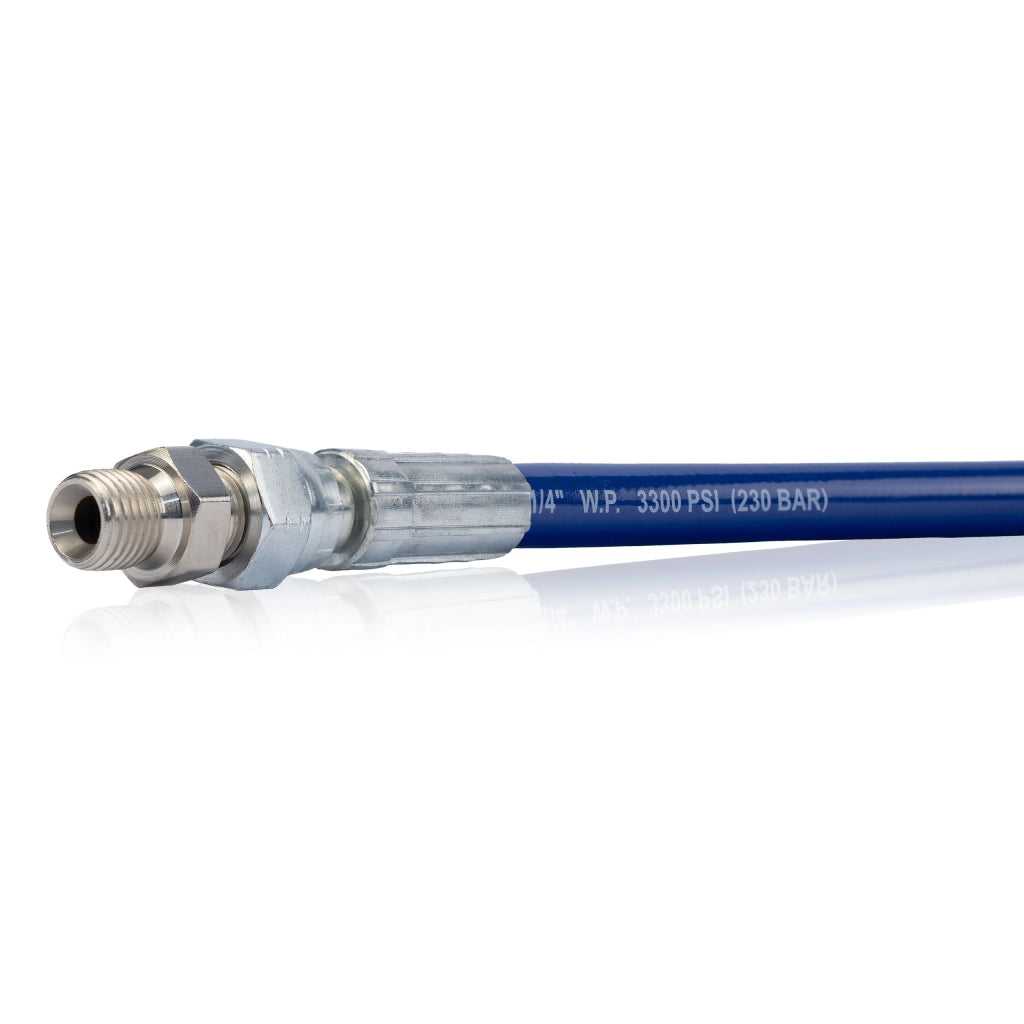 Tubo Alta Pressione 50cm con Adattatore 1/4" – Uretano Super Duro, Flessibile, Resistente al Gelo | Pressione 270 Bar