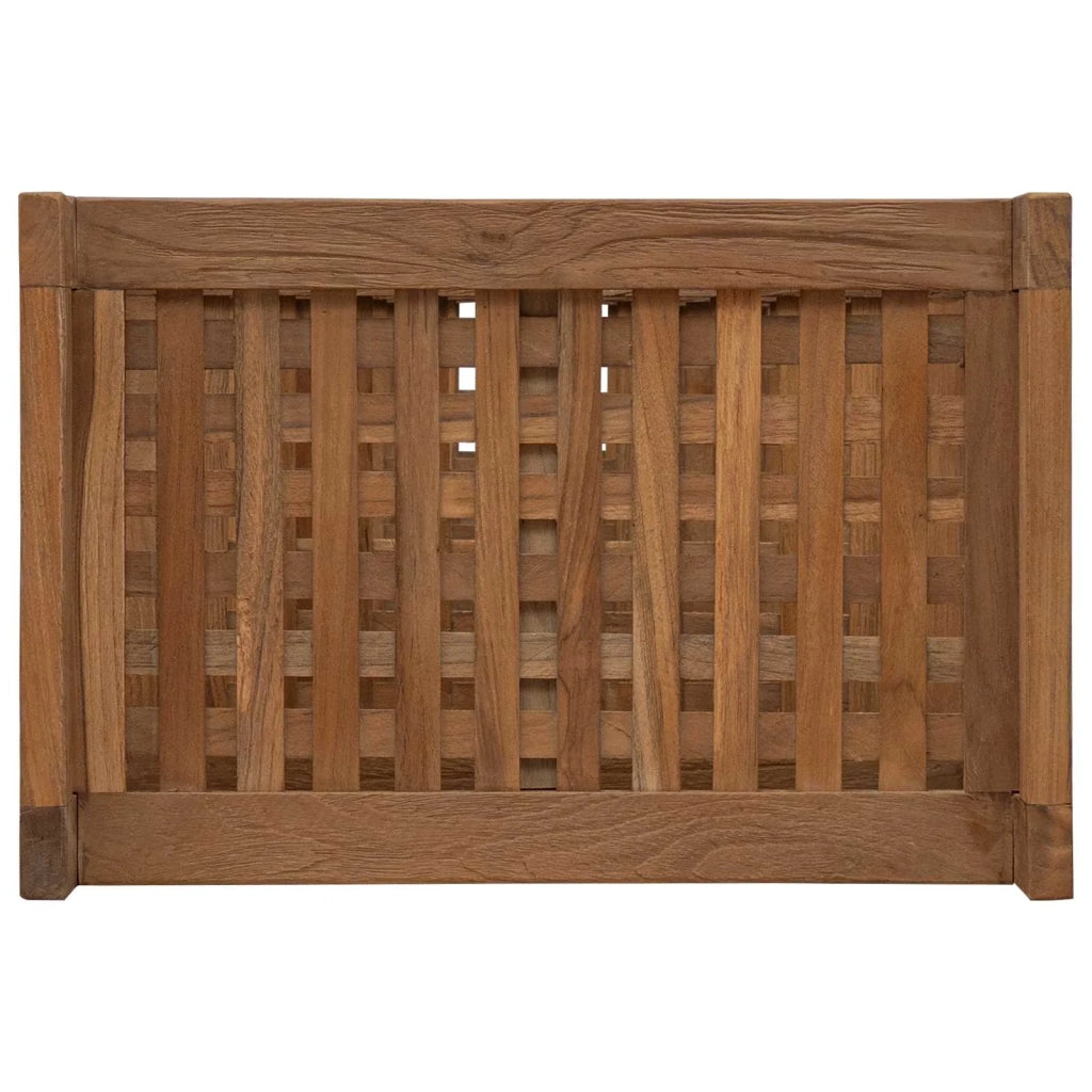 Mensola da bagno Naturale 45 x 30 x 97 cm Legno di teak solido 42024277