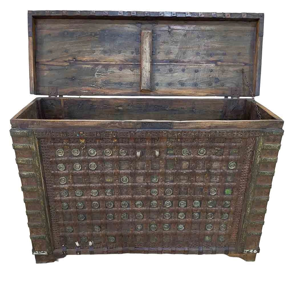 Baule in legno fatta a mano 136x46x96h cm
