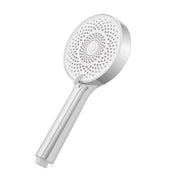 Doccetta tonda moderna 26cm cromo a tre getti in ABS anticalcare Hidra