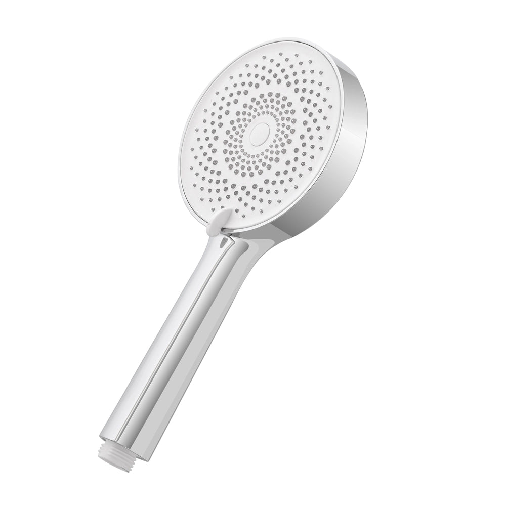 Doccetta tonda moderna 26cm cromo a tre getti in ABS anticalcare Hidra