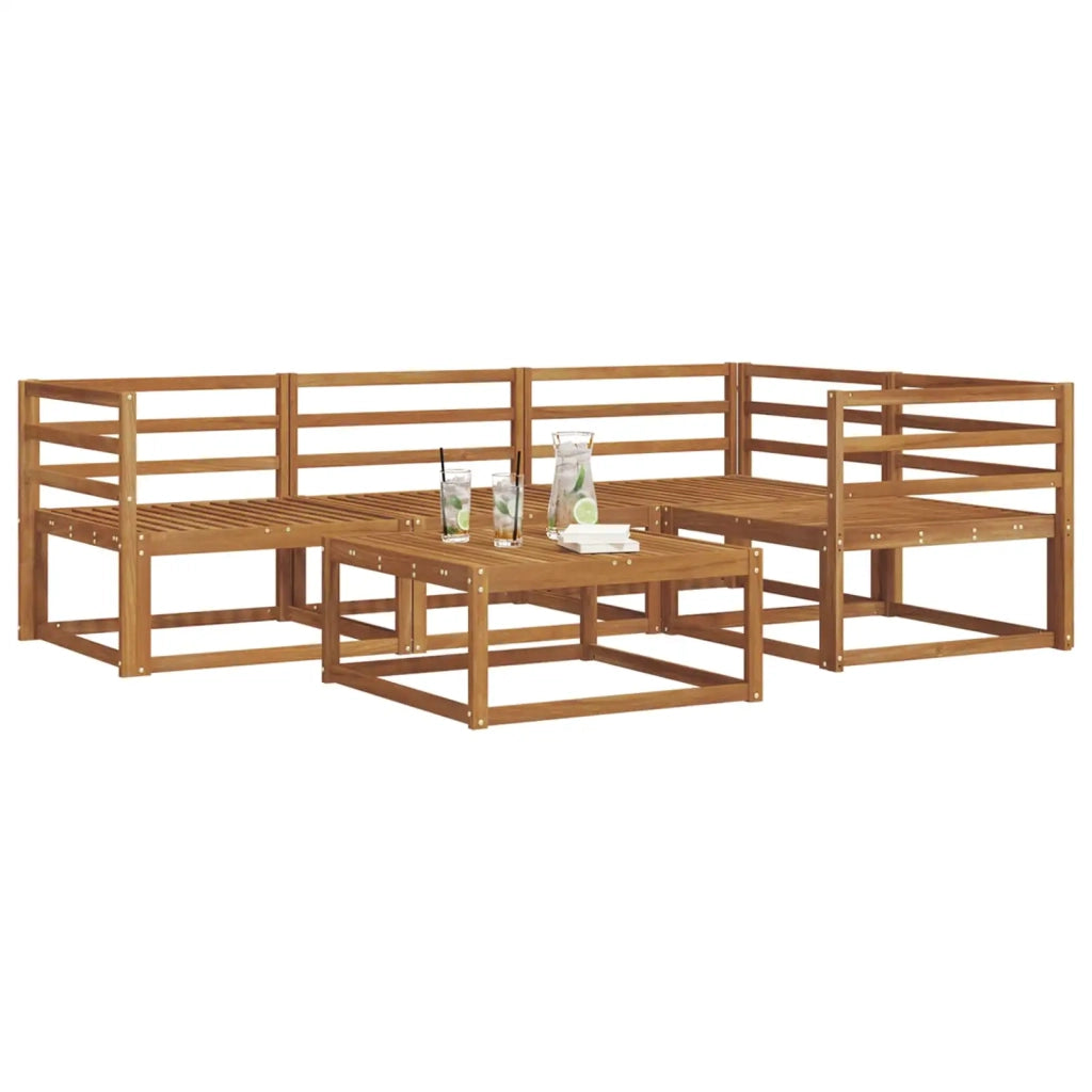 Set di divani da esterno 5 pcs Naturale 3367527