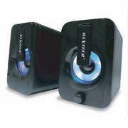 Trade Shop - Coppia Casse Speaker Wired 15w Luce Rgb Altoparlanti Pc Ps4 Ps5 Ca-ss007 Rs-390 -