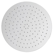 Soffione doccia tondo in acciaio 30cm