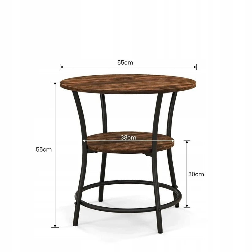 Tavolino da Salotto Marrone 55x55x55 cm Ideale per Soggiorno