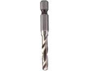 Boor M6 a HSS Zeskantschacht per Schroefdraad - Tap con Fluiten Spiraliformi - Materiale Antiruggine - Adatto per Metalli Deboli - Boe per Tappi
