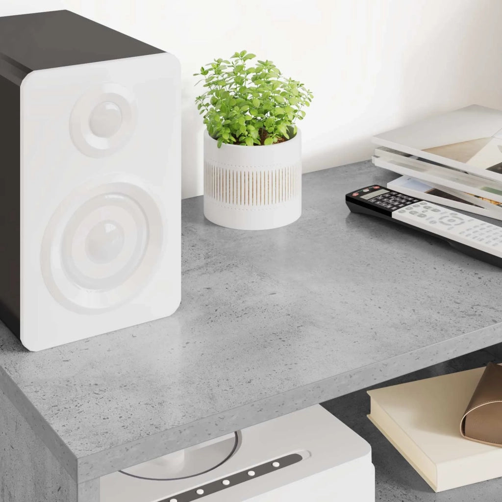 Mobile TV 60 x 35 x 40 cm Grigio cemento Legno ingegnerizzato 8000295
