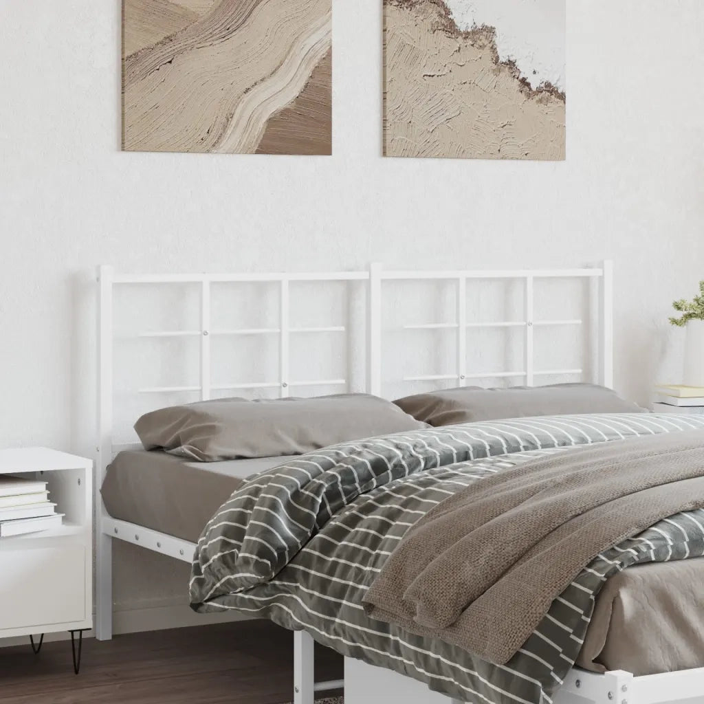 Testiera di Ricambio in Metallo Bianco 150 cm 355644