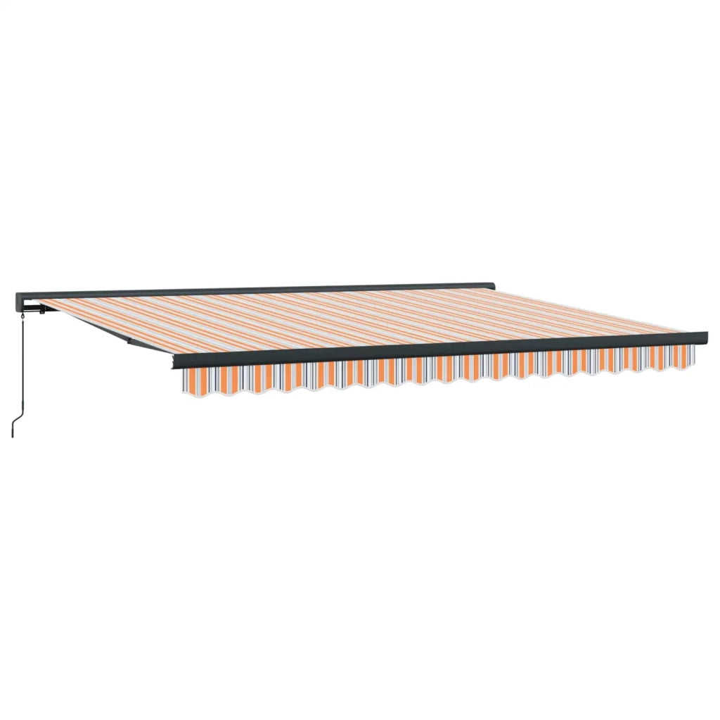 Tenda Retrattile Arancione e Grigio 400 × 300 cm
