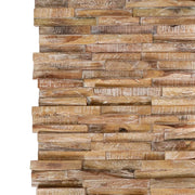 Pannelli per Pareti 10 pz 1,01 m² in Legno Massello di Teak 326177