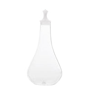 Zafferano Bottiglia Collezione Pirolo in Vetro Borosilicato Soffiato a Mano Bianco Design Elegante Ispirato agli Scacchi per Servizio Tavola