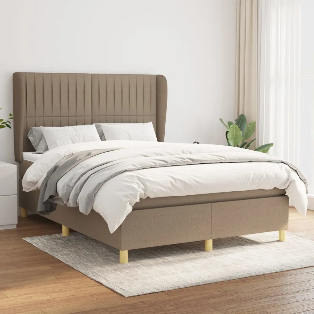 Giroletto a Molle con Materasso Tortora 140x190 cm in Tessutocod mxl 98232