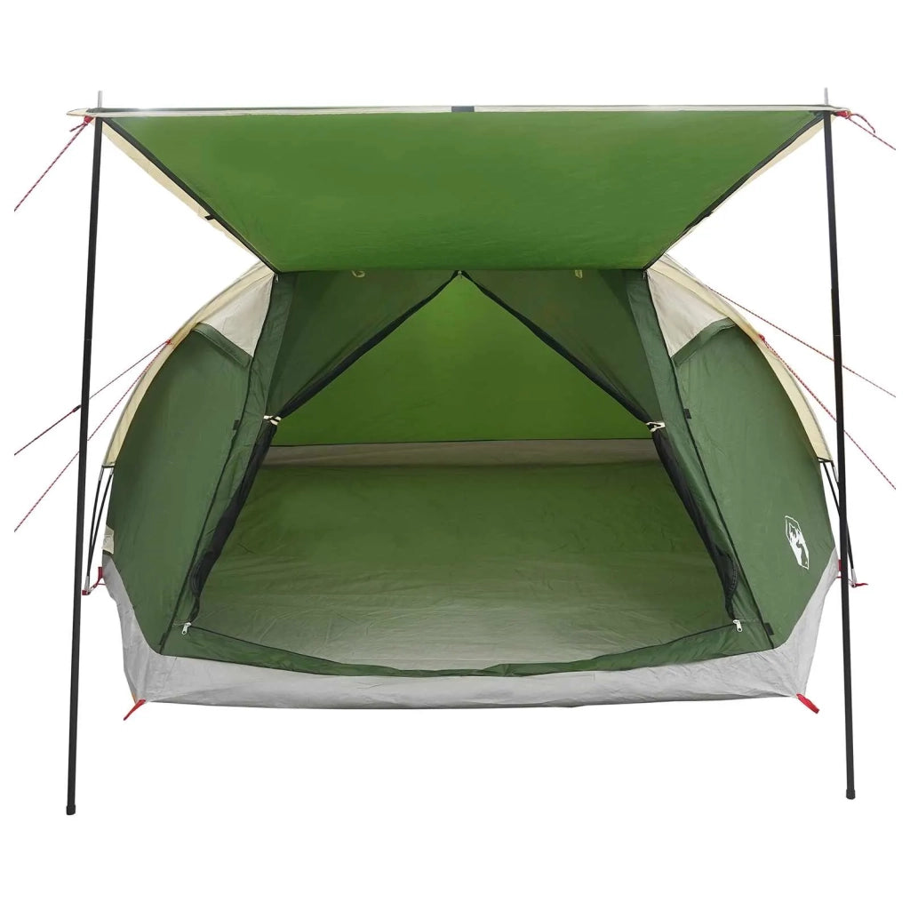 Tenda Capanna con tetto Verde 6 persone Poliestere e Acciaio 42028583