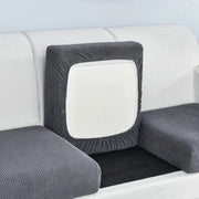Cuscino banco coprigusto - Zona di appoggio per divano, coprigusto morbido e antiscivolo, con base elastica, Dimensioni: 135-165*65-95cm - Grigio scuro
