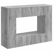 Tavolo Consolle | Tavolo d'Ingresso Rigato Sonoma grigia 101 x 29 x 74 cm