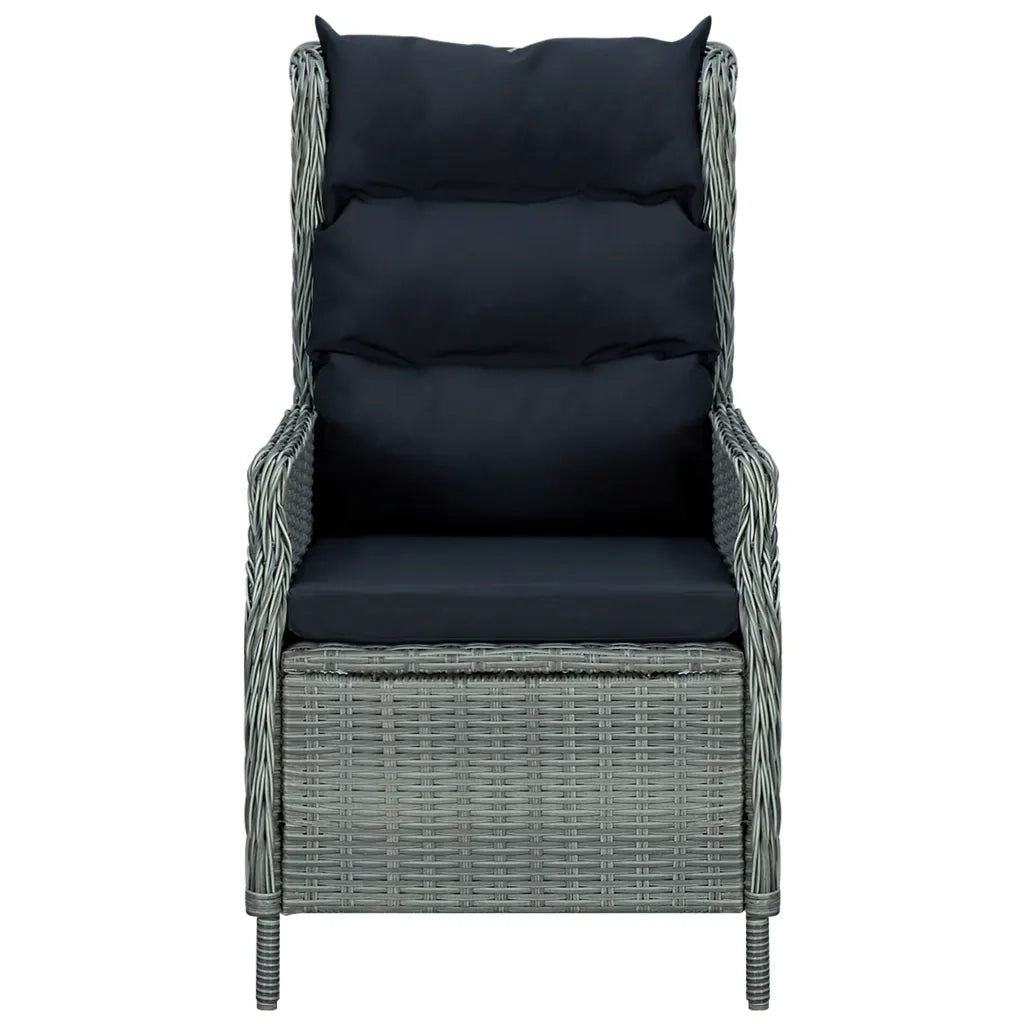 Set Mobili da Pranzo per Giardino 5 pz Grigio Chiaro cod mxl 47533