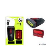 Trade Shop - Set Di Luci Led A Batteria Anteriore Posteriore Bici Attacco Universale Dt-2181 -