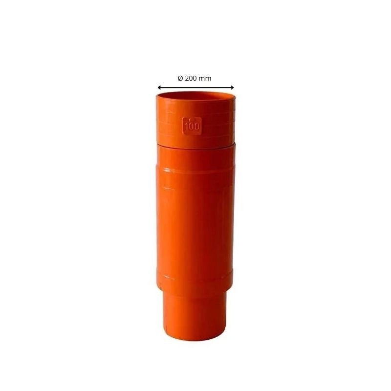 Giunto di riparazione a 2 pezzi in pvc : Diametro - 200