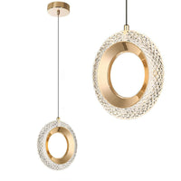 Lampadario A Sospensione In Cristallo G119-1cp Gold