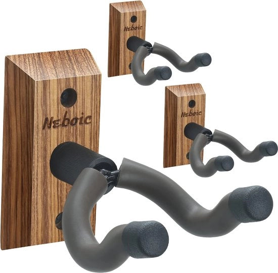 Set di 3 Supporti per Chitarra con Supporto morbido per Chitarre Acustiche e Elettriche