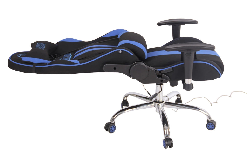 Sedia Ufficio Massaggiante Limit XM In Tessuto Nero/blu