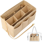 Organizzatore di tasche per donna con molteplici tasche e chiusura a cerniera, dimensioni 30 x 16 x 17 cm