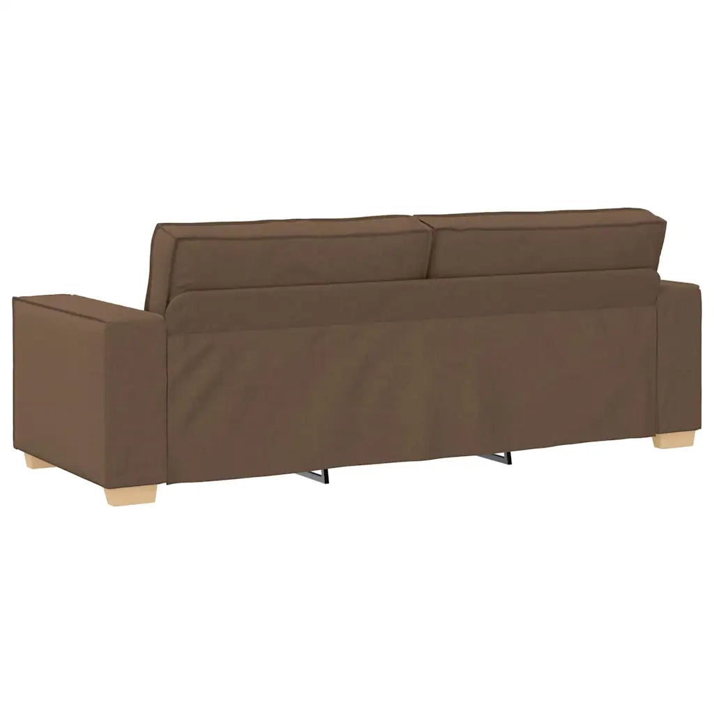 Divano a 3 posti Marrone 180 cm Tessuto 4104994