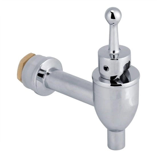 Dispensatore di acqua con valvola sostituibile - Verniciato all'acciaio inossidabile - Duraturo - Resistente alla corrosione - Resistente all'usura - Inclusi guarnizioni in gomma.