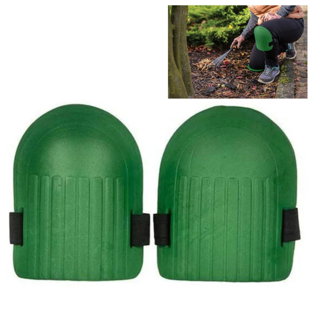 Trade Shop - Coppia Di Ginocchiere Per Giardinaggio Protezione Ginocchio Chiusura A Strappo -