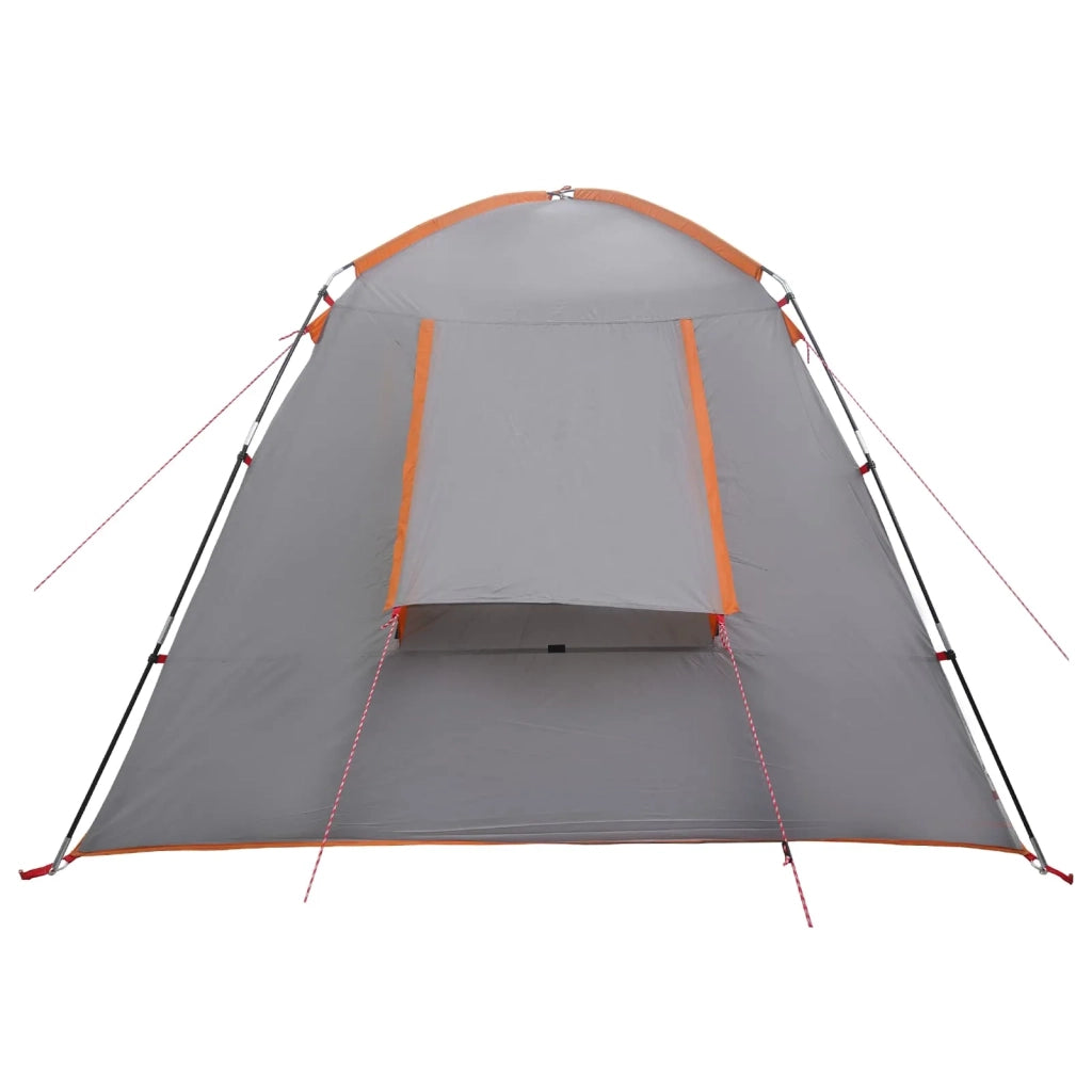 Tenda Capanna Grigio e arancione 210 x 210 x 138 cm Poliestere 42028507