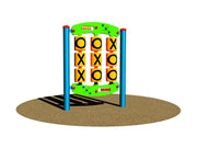 Pannello Sensoriale Tris 294 Giochipark acciaio PEHD EN 1176 Ø89mm 3-8 anni