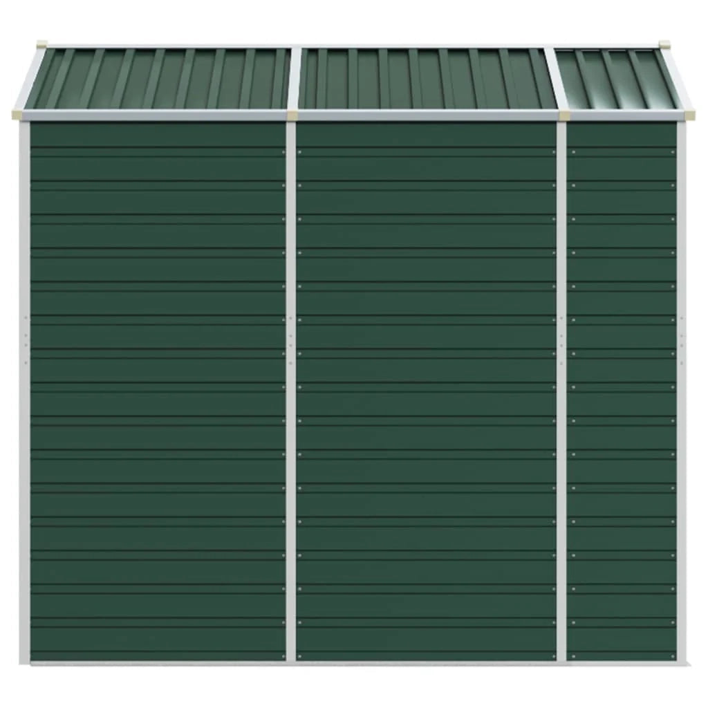 Casetta da giardino cabina ripostiglio casetta da esterno robusta casetta per attrezzi 191 x 215 x 198 cm acciaio zincato verde 02_0022348