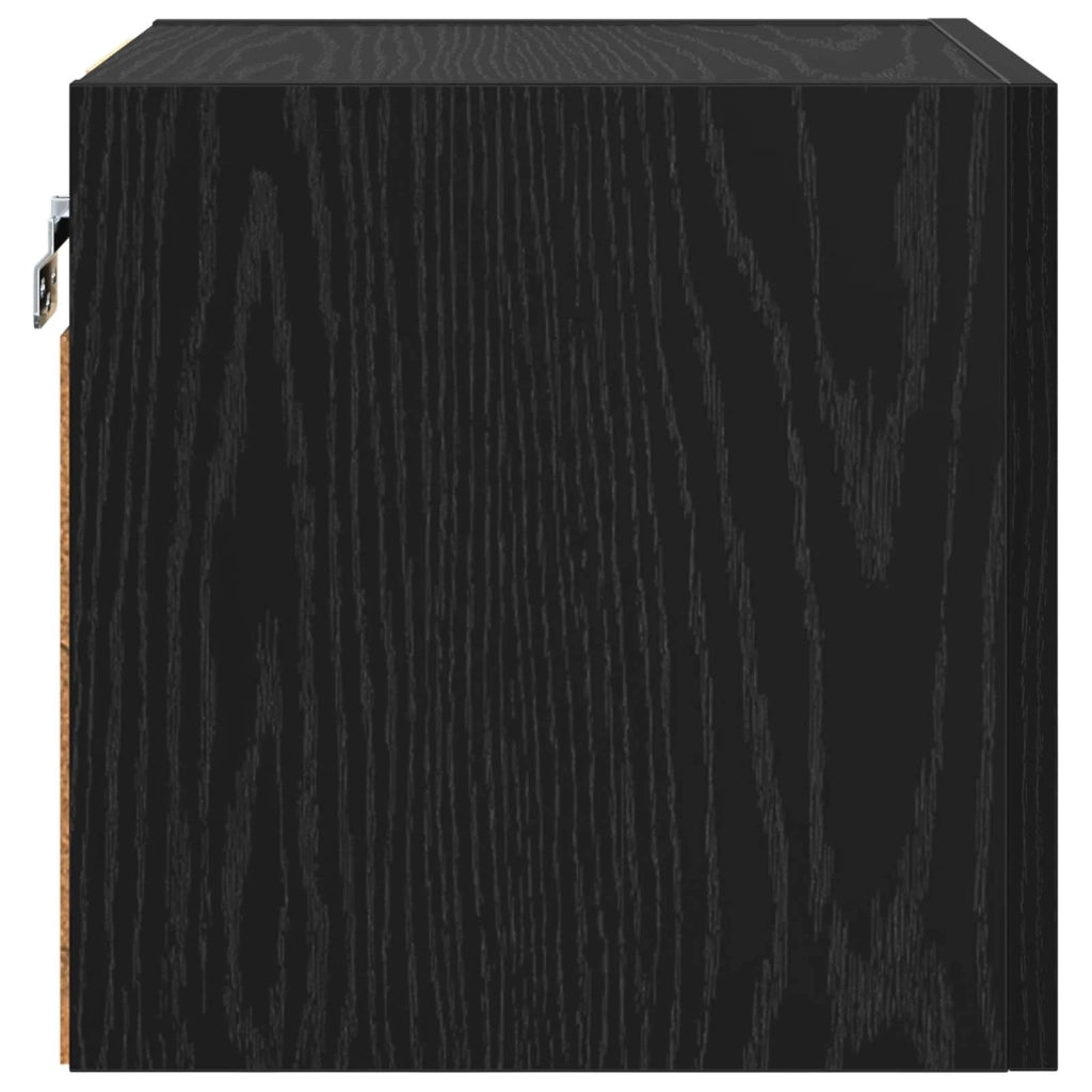 Mobile TV da parete 4 pcs Rovere Nero 30,5 x 30 x 30 cm