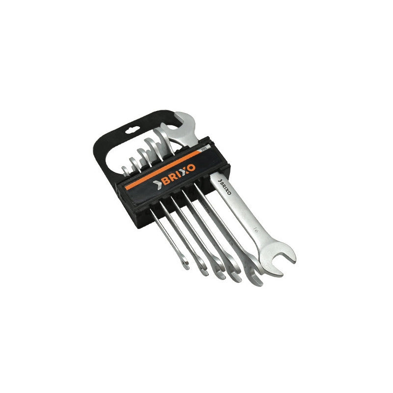 Set 12 chiavi fisse a cricchetto CV Brixo – estensione racchetto – 12 pezzi