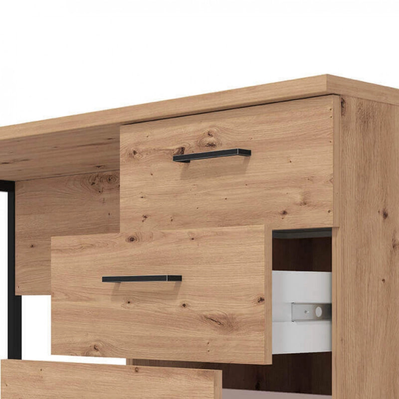 COMPUTER DESK SARDINIA ROVERE ARTIGIANO