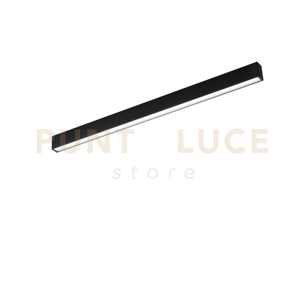 BARRA LED BUILD IN ALLUMINIO NERO 26W 3650LM 3000K 6,8X100X4 CM.
