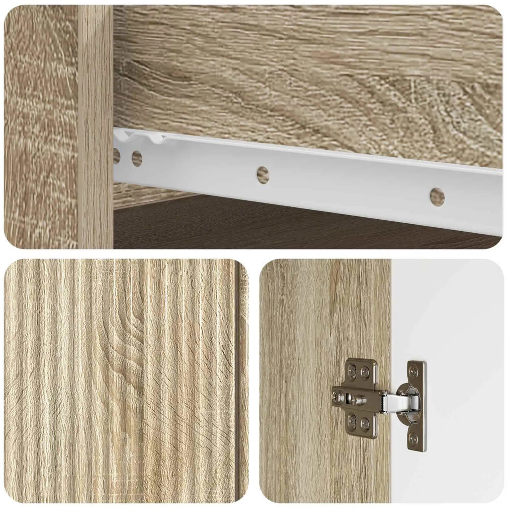 Credenza Rovere Sonoma 66 x 34,5 x 90 cm Legno ingegnerizzato 894637